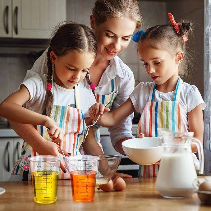Yunsailing 100 Pack Disposable Measuring Cups for Resin 8 oz Clear Plastic Epoxy Reusable Liquid Mixing Cups for Cooking and Baking Supplies - Image 7