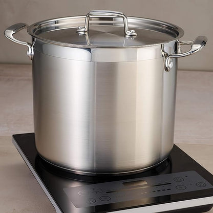 Tramontina Gourmet Stainless Steel 16-Quart Stock Pot with Lid - Image 7