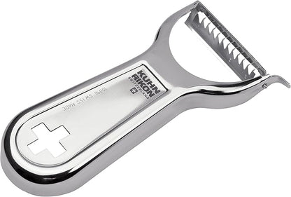 Kuhn Rikon "Swiss Metallic" Julienne Cross Peeler, Silver by KuhnRikon