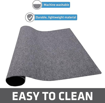 Drymate Jumbo XL Dish Drying Mat (19”x24”), Low-Profile, Super Absorbent, Quick Dry Fabric, Waterproof & Slip-Resistant, for Kitchen Counter, Trimmable, Easy to Clean (USA Made)(Light Grey) - Image 6