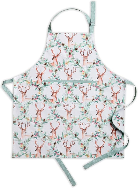 Maison d' Hermine 100% Cotton Apron for women with Pocket Kitchen Chef Apron for Men Cooking Mothers Day Gifts by MaisondHermine