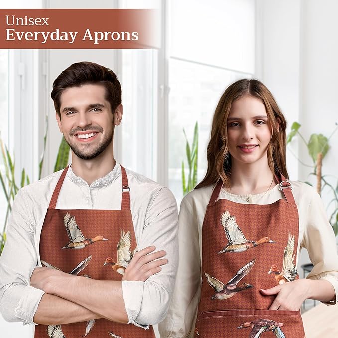 Maison d' Hermine 100% Cotton Apron for women with Pocket Kitchen Chef Apron for Men Cooking Mothers Day Gifts - Image 6