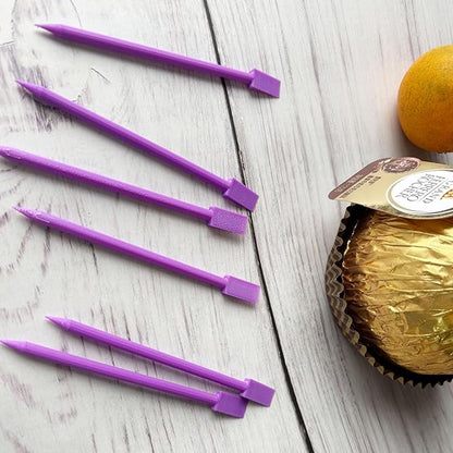 Cookie Scribes,Cookie Scraper Set of 6 Tool for Cookies Decorating,Purple
