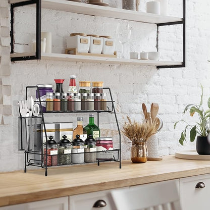 SPISPI Bathroom Organizer Countertop, Spice Rack Organizer for Cabinet,Bathroom Counter Organizer, Kitchen Countertop Organizer - Image 4