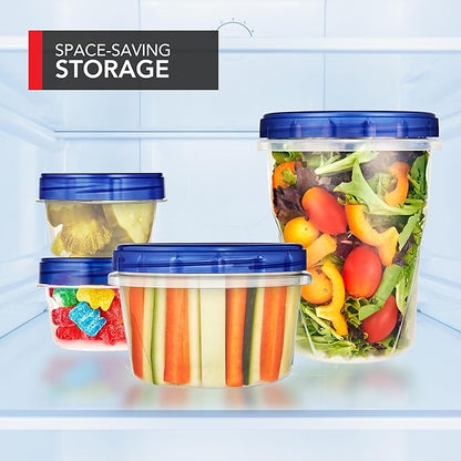 Stock Your Home 16oz Plastic Containers with Twist Top Lids (10 Pack), 2 Cup Freezer Containers with Lids for Leftover Food, Airtight Reusable Soup Containers, Microwave and Dishwasher Safe - Image 6