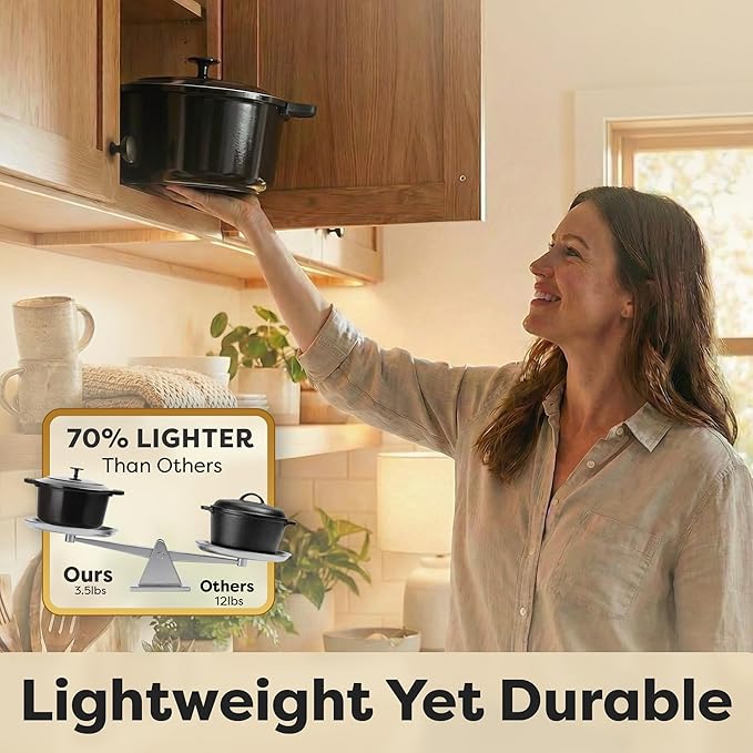 Gotham Steel 5 Qt Lightweight Dutch Oven Pot with Lid & Holders, Ceramic Non Toxic, Oven Safe & Even Heat Retaining Dutch Oven for Bread Baking Sourdough, Soup, Casserole, 70% Lighter than Cast Iron - Image 2