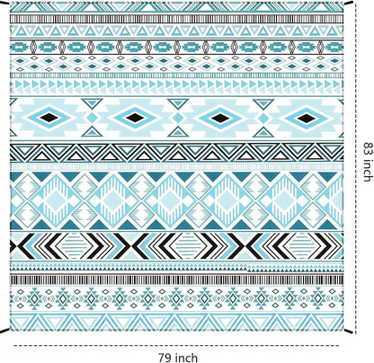 HIHOHO Beach Blanket Waterproof Sandproof Extra Large Beach Mat 79" X 83"/120"x108"for 1-8 Adults Quick Drying Durable Outdoor Picnic Mat for Beach Travel Camping Hiking