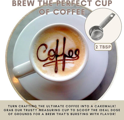 1/8 Cup Stainless Steel Measuring Cup | Sturdy Metal 30 ml | 30 cc | 1 oz | Single Cup for Wet and Dry Ingredients | Great for use as 1/8 Cup Coffee Scoop - 1 PK - Image 2