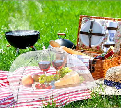 5 Pack Food Cover Tents, Food Covers for Outdoors, Mesh Cover, Reusable and Collapsible Outdoor Picnic Net for Parties Picnics, BBQs, Fruit Covers - Image 6