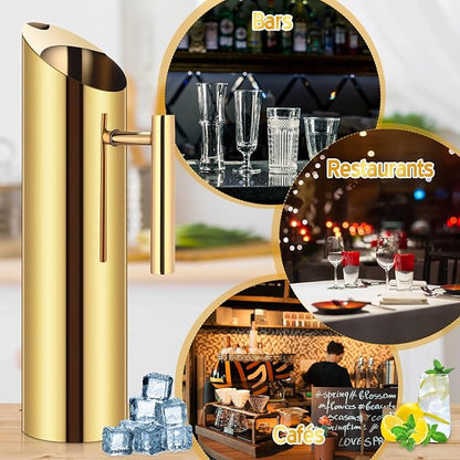 Funnymoom 3 Pack 70oz/2l Stainless Steel Water Pitcher Modern Metal Pitcher with Ice Guard Silver Carafe Drink with Handle or Iced Hot Drink Tea Juice Coffee Beer - Image 4