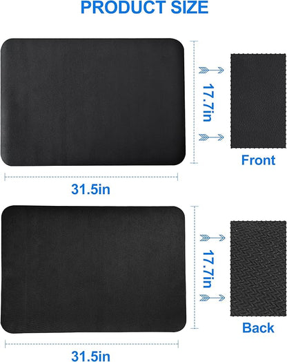 Dish Drying Mat for Kitchen Counter, 17"x31.5" Dish Drying Pad with Non-slip Rubber Backed, Hide Stain Anti Absorbent for Kitchen Counter, Drying Mat for Coffee Machine Dish Rack (Black) - Image 7