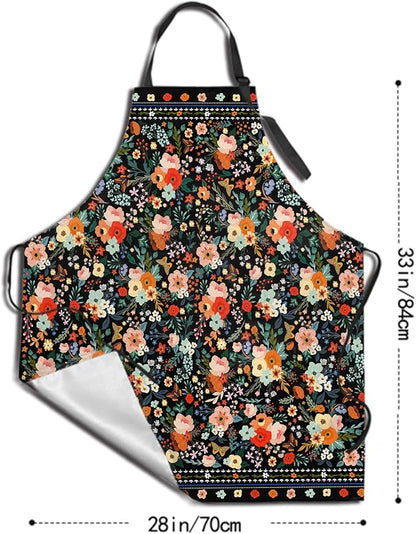 Funny Apron Polyester Grooming Aprons with Pocket for Cooking Kitchen Grilling Adults