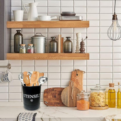 Utensil Holder Large Crocks Kitchen (black) - Image 6