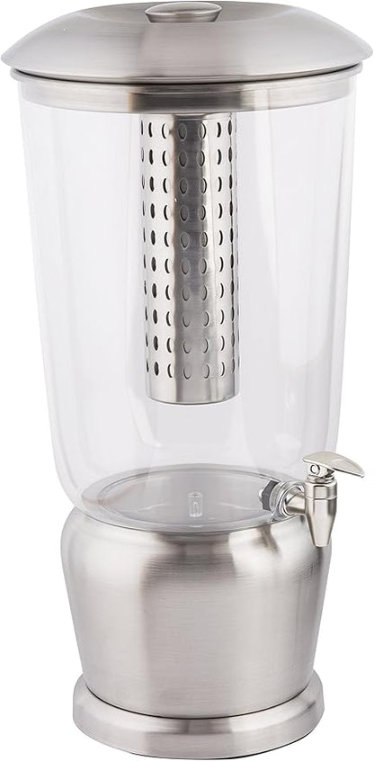 TableCraft 85 Large 5 Gallon Drink Dispenser with Fruit Infuser & Stand, BPA-Free Tritan & Stainless Steel, Ideal for Catering, Buffet, Home Use, Cold Beverage Dispenser - Image 3