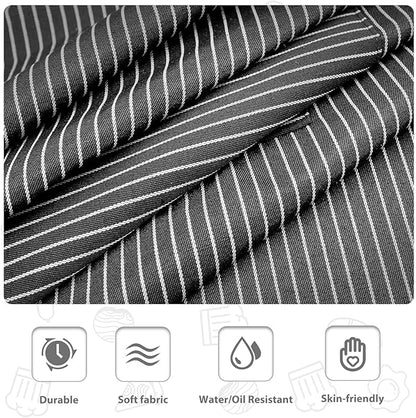 2 Pack Aprons for Women with Pockets, Kitchen Cooking Apron for Men, Adjustable Apron Suitable for Chefs, Waiters, Baking, and Nail Technicians