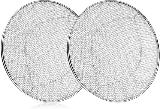 2-Pack Splatter Shield for Ninja Foodi FG551, 304 Stainless Steel Reusable Splash Guard, Oil Proof & Dishwasher Safe Air Fryer Grill Accessories