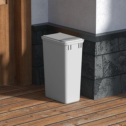 Dowell 50Qt Wastebasket Trash Can Garbage Container, for Home/Kitchen/Office, Grey - (Can Only) 1PC - Image 4