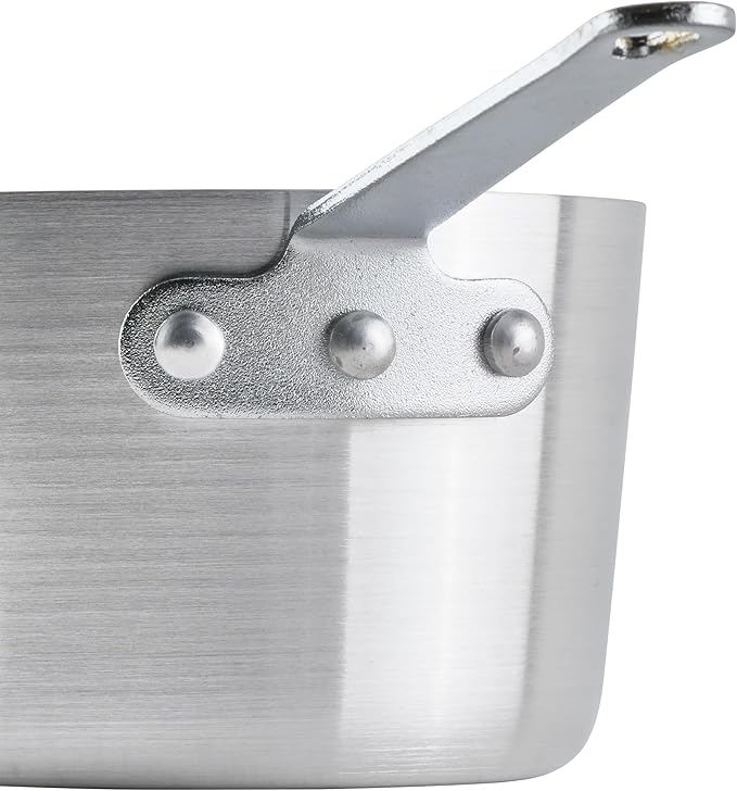 Winco Heavy-Duty Aluminum Tapered Sauce Pan, 3mm, 1.5 Quart - Image 4