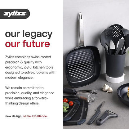 Zyliss 3 Piece Knife Value Set - Kitchen Knife Set - Kitchen Knife Set with Sheath Covers - Includes Paring, Serrated Paring & Utility Knives - Stainless Steel