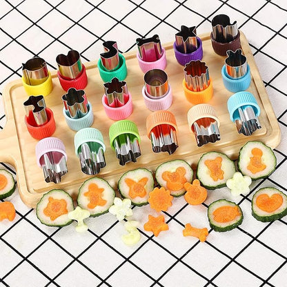 Vegetable Cutter Shapes Set Mini Sizes Cookie Cutters Set Fruit Cookie Pastry Stamps Mold - Image 3