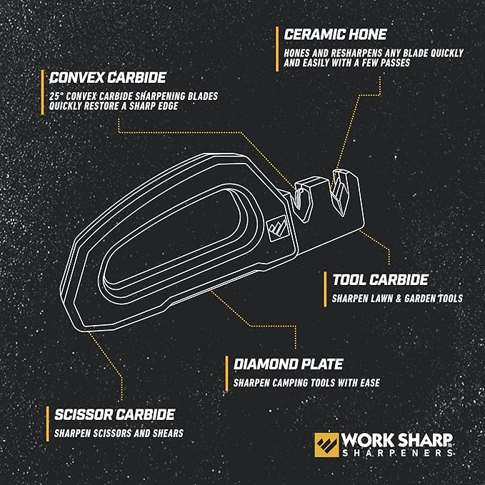 Work Sharp Handheld Pivot Pro Knife and Tool Sharpener, WSHHDPVT, Black - Image 3