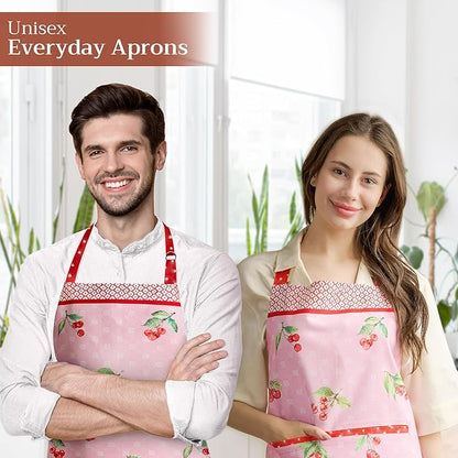 Maison d' Hermine 100% Cotton Apron for women with Pocket Kitchen Chef Apron for Men Cooking Mothers Day Gifts - Image 6