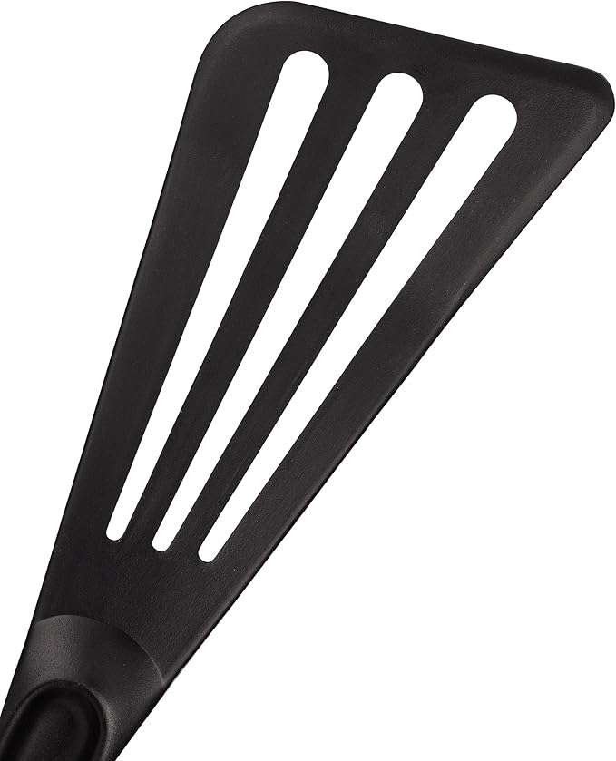 Matfer Bourgeat Exoglass® High Temperature Pelton Spatula, Black - Image 5