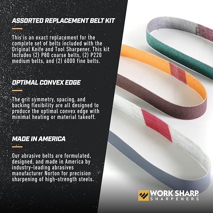 Work Sharp Knife and Tool Sharpener with extra replacement belts - Image 8