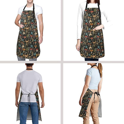 Funny Apron Polyester Grooming Aprons with Pocket for Cooking Kitchen Grilling Adults