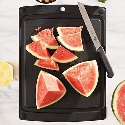 Epicurean 505-201502003 All-In- All-In-One Cutting Board with Non-Slip Feet, 19.5" x 14.5", Slate/Black - Image 2