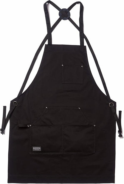 Hudson Durable Goods - Professional Grade Chef Apron for Kitchen, BBQ & Grill