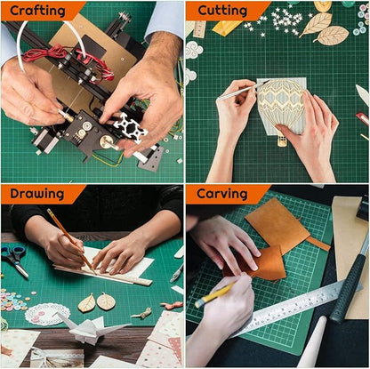 anezus Self Healing Sewing Mat, 12inch x 18inch Rotary Cutting Mat Double Sided 5-Ply Craft Cutting Board for Sewing Crafts Hobby Fabric Precision Scrapbooking Project - Image 6