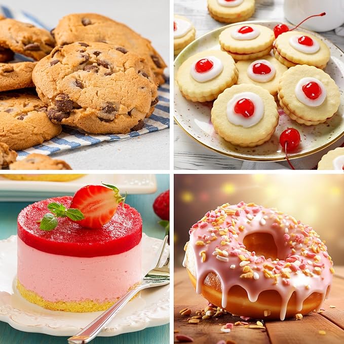 ALLTOP 12 Pcs Round Biscuit Cutter - Stainless Steel Baking Essential Tool for Effortless Circle Cookie Shaping,Pastry,Cake Decoration&Fondant Creation – Precise Cut Utensil for Dumpling,Scone, Donut - Image 6