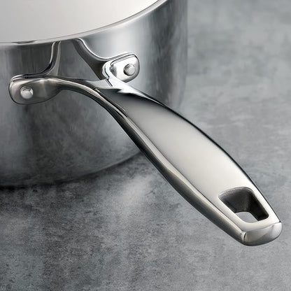 Tramontina Signature Tri-Ply Clad Stainless Steel 3-Quart Sauce Pan with Lid, Induction-Ready, Dishwasher-Safe, NSF-Certified, Made in Brazil - Image 5