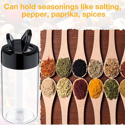 Mimorou 30 Pack 8.7 oz Plastic Spice Jars with Shaker Lids Clear Seasoning Containers Spice Bottles for Kitchen Storing Herbs Seasoning Powders - Image 4