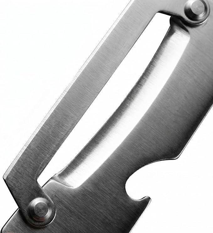 2pcs Stainless Steel Vegetable Peeler with Wooden Handle, Sharp Fruit Peeler for Kitchen, Multifunctional Potato Peeler with Can Opener, Ergonomic Non-Slip Grip for Home Cooking, Restaurant, Camping - Image 9