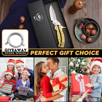 Dream Reach Poultry Shears, Germany Heavy Duty Kitchen Scissors With Knife Bottle Opener Gift Box, Multipurpose Kitchen Shears For Cooking Chicken Meat Turkey Thanksgiving Gifts for Men Women
