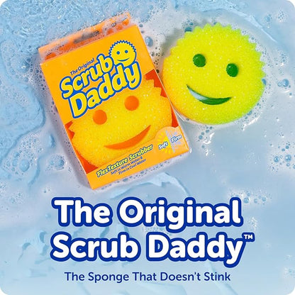 Scrub Daddy Scratch-Free Multipurpose Kitchen Sponges - Bulk Dish Sponges for Kitchen, Bathroom, Household Cleaning & More - Made with BPA-Free Polymer Foam (5 Count) - Image 2