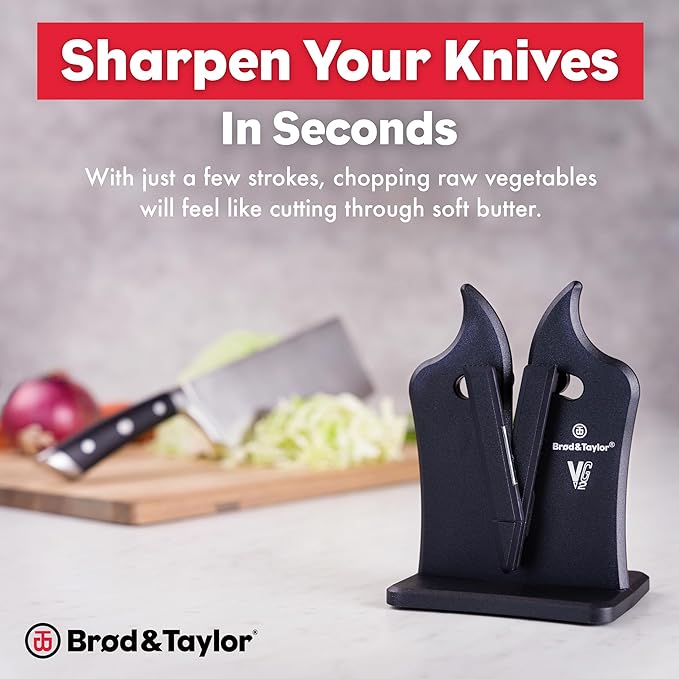 Brod & Taylor VG2 Classic Knife Sharpener | 3-Action Tungsten Carbide (Nylon) - Image 2