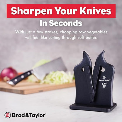 Brod & Taylor VG2 Classic Knife Sharpener | 3-Action Tungsten Carbide (Nylon) - Image 2