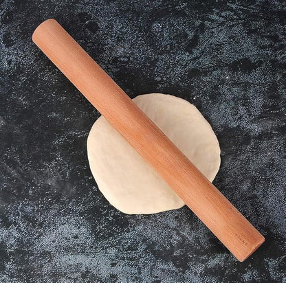 Etens Rolling Pin 17.3Inch, Professional Dowel Wood Rolling Pins for Baking Pasta Pizza Pie and Cookie, Wooden Dough Roller Pin (Straight Style, Large 1.73 Inch Diameter) - Image 4