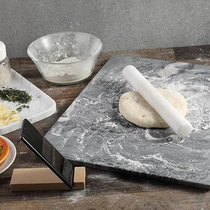 Koville African Natural Marble French Rolling Pin, 16inch Non-Stick Rolling Pin for Baking, Dough Roller for Pasta, Dumpling, Fondant, Pie, Bread, Pizza, Kitchen Baking Tools(Namib Fantasy) - Image 7