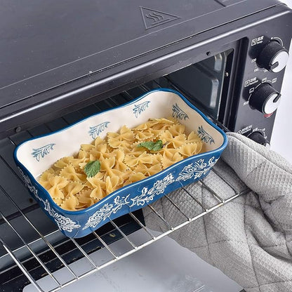 Wisenvoy Casserole dishes for oven Lasagna pan 2-Pcs Baking dish Casserole dish Baking dishes for oven Baking dish set - Image 6