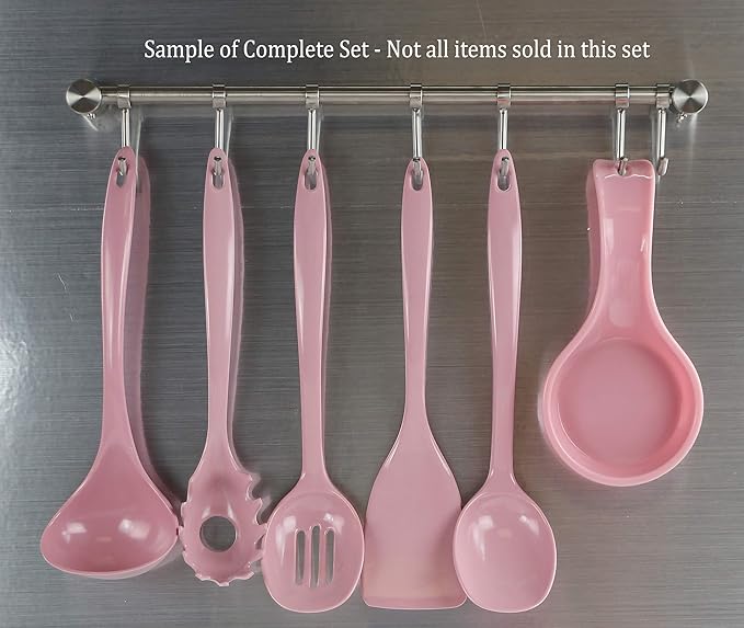 Reston Lloyd Melamine Soup Ladle Kitchen Utensil, Premium Quality Utensil with Heat Resistant Ergonomic Handle, Durable BPA-Free Plastic, 10.5 inch long, 6pc Set, Pink - Image 5