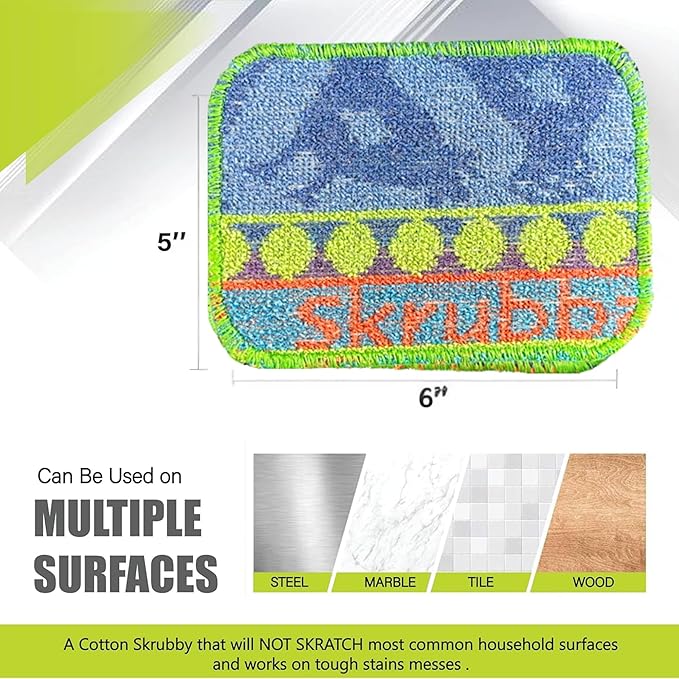 Wet-It Skrubba Non-Scratch Scouring Pad – European Scrubby Sponge for Kitchen Cleaning, Pots, Pans, Glass & Cookware – Durable Reusable Pad with Fun Chicken Design - Image 5