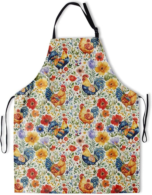 Funny Apron Polyester Grooming Aprons with Pocket for Cooking Kitchen Grilling Adults