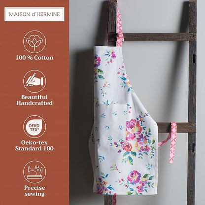 Maison d' Hermine 100% Cotton Apron for women with Pocket Kitchen Chef Apron for Men Cooking Mothers Day Gifts - Image 2
