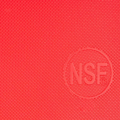 Thirteen Chefs Extra Large 24 x 18 Red Cutting Board - HDPE Plastic, 1/2" Thick Poly for Commercial Restaurant Kitchens, NSF Stamped - Image 3
