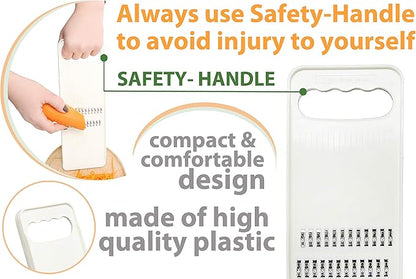 KOREAN CARROT GRATER SALAD White - GRATER SLICER - Chopper Vegetable - Knife Korean Carrot - Slicer Kitchen Food - Slicer Carrot - Mandoline Slicer for Kitchen - Slicer GRATER KOREAN