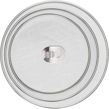 3 Pack Silver Stainless Steel Splatter Screens (9.8", 11.4", 13"), Grease Splatter Guard Ultra-Fine Mesh, Foldable Knob for Cooking/Chefs/Home Cooks by Unknown